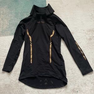 Halo compression under layer